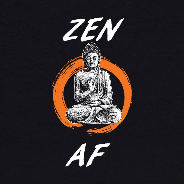 Zen AF Funny Buddha by AutomaticSoul